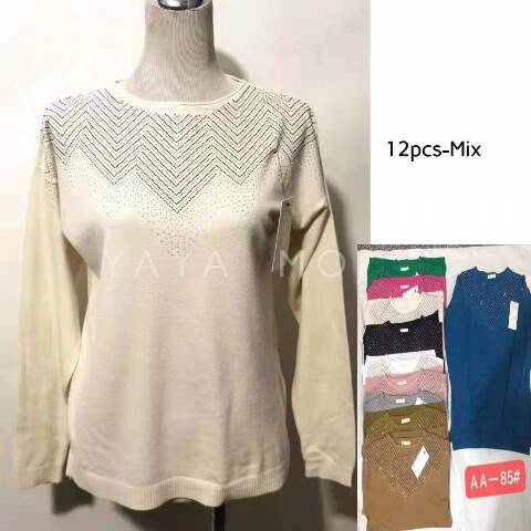 Sweter damskie AA-85 Mix kolor Standard