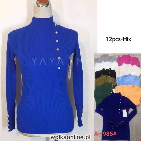 Sweter damskie A-985 Mix kolor Standard