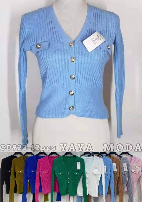 Sweter damskie C0923 Mix kolor Standard