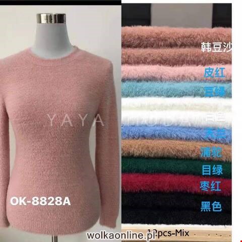 Sweter damskie 8828A Mix kolor Standard