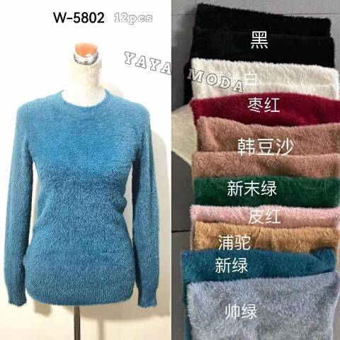 Sweter damskie W-5802 Mix kolor Standard