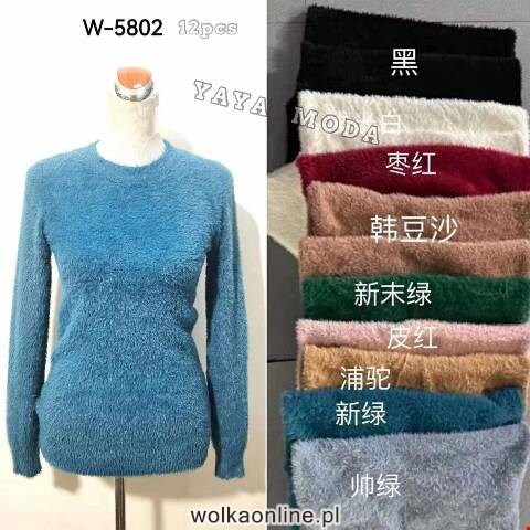 Sweter damskie W-5802 Mix kolor Standard