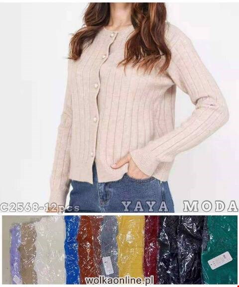 Sweter damskie C2568 Mix kolor Standard