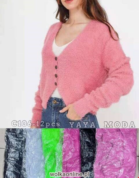 Sweter damskie C106 Mix kolor Standard