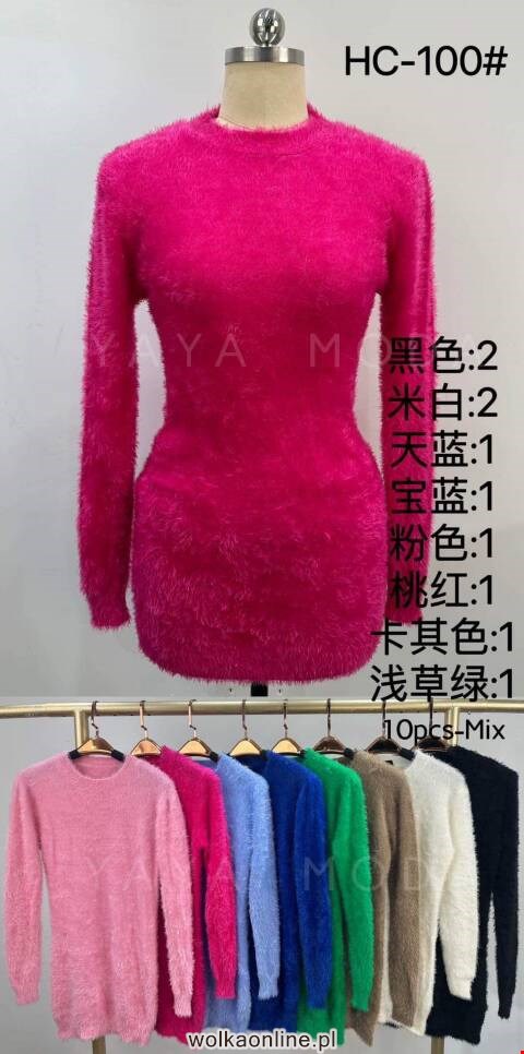 Sweter damskie HC-100 Mix kolor Standard