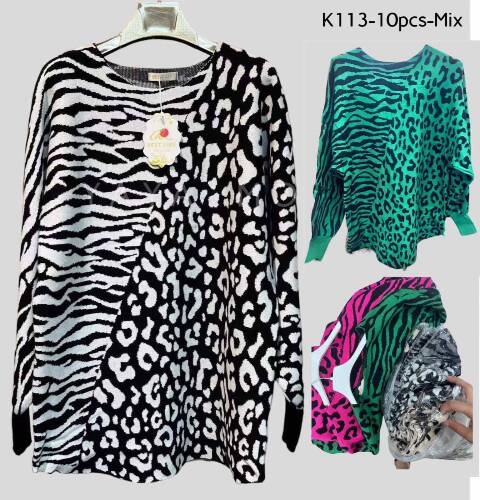 Sweter damskie K113 Mix kolor Standard