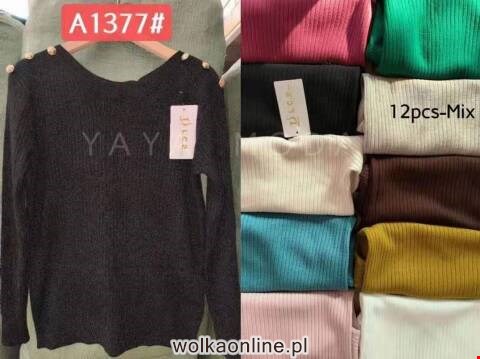 Sweter damskie A1377 Mix kolor Standard