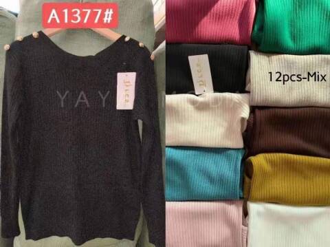 Sweter damskie A1377 Mix kolor Standard 1