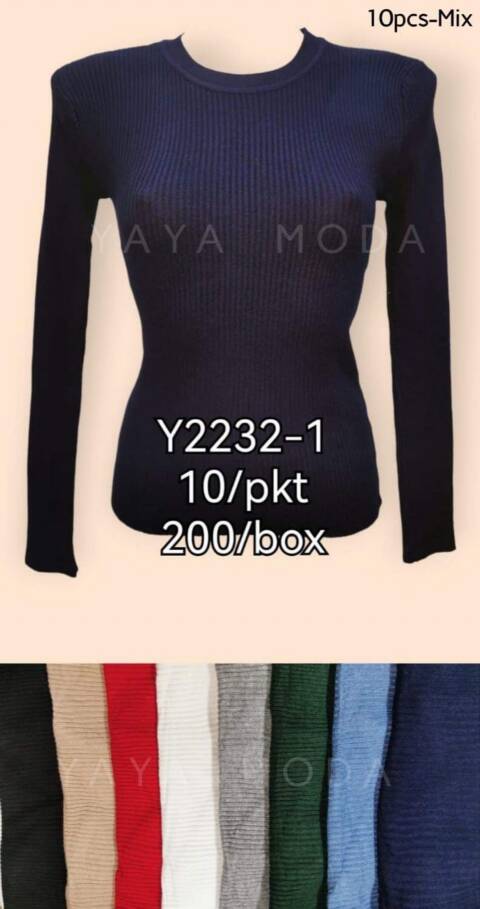 Sweter damskie A2232-1 Mix kolor Standard 1