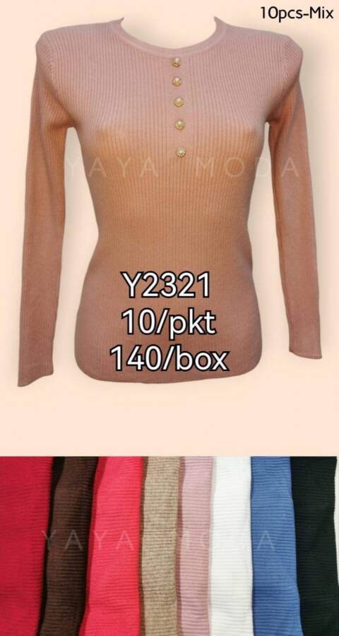 Sweter damskie A2321 Mix kolor Standard 1