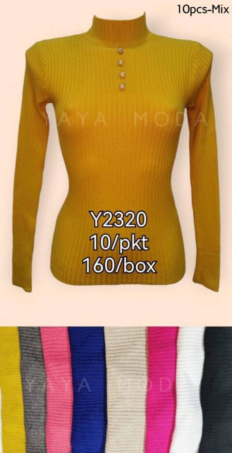 Sweter damskie A2320 Mix kolor Standard 1