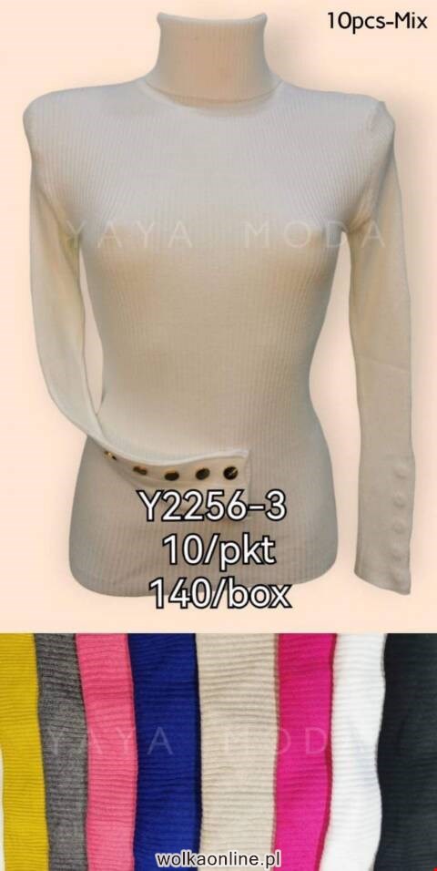 Sweter damskie A2256-3 Mix kolor Standard
