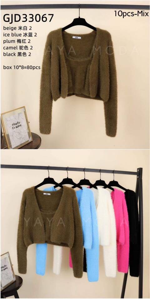 Sweter damskie GJD33067 Mix kolor Standard