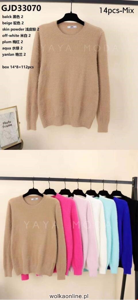 Sweter damskie GJD33070 Mix kolor Standard