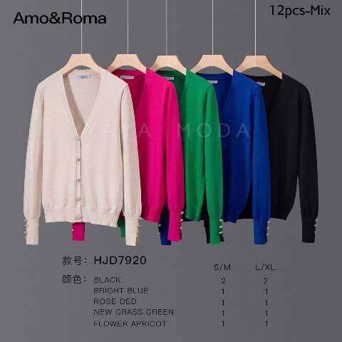 Sweter damskie HJD7920 Mix kolor S/M-L/XL