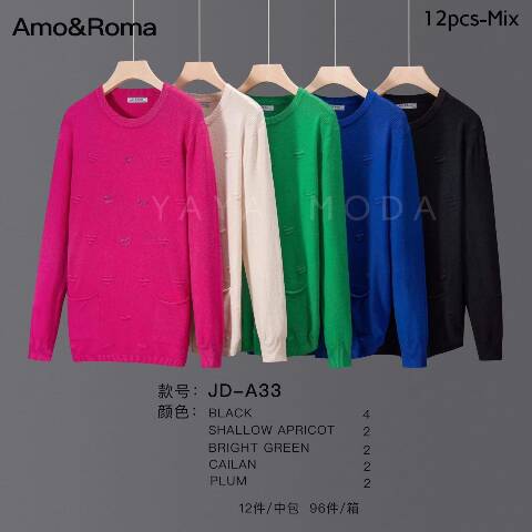 Sweter damskie JD-A33 Mix kolor Standard 1