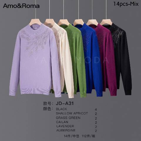 Sweter damskie JD-A31 Mix kolor Standard 1