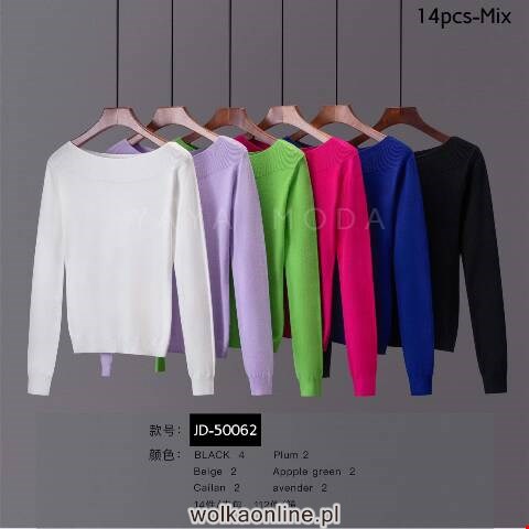 Sweter damskie JD-50062 Mix kolor Standard