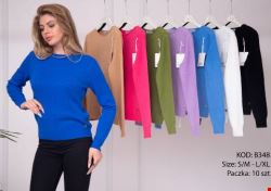 Sweter damskie B348 Mix kolor S/M-L/XL