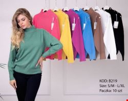 Sweter damskie B219 Mix kolor S/M-L/XL