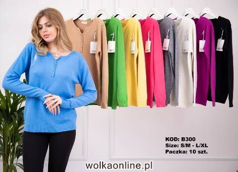 Sweter damskie B300 Mix kolor S/M-L/XL