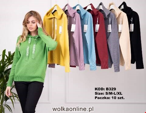 Sweter damskie B329 Mix kolor S/M-L/XL