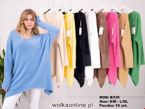 Sweter damskie B335 Mix kolor S/M-L/XL