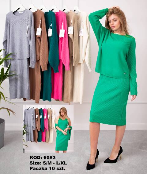 Komplet damskie 6083 Mix kolor S/M-L/XL 1