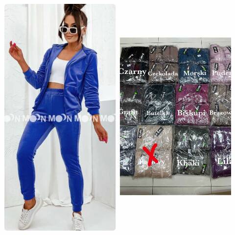 Komplet damskie 7717 1 kolor S-XL (Towar Tureckie)