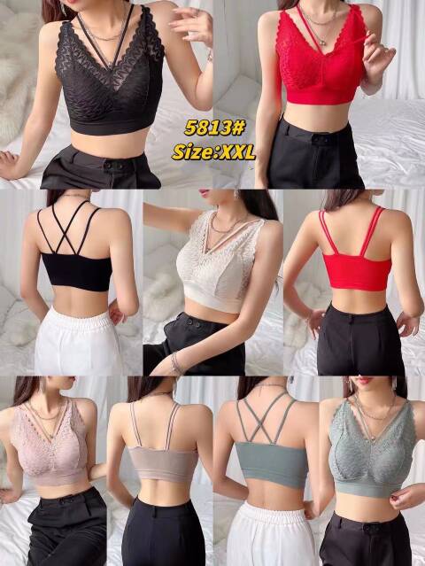 Topy damskie 5813 Mix kolor XXL