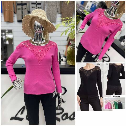 Sweter damskie 7773 Mix kolor S/M-L/XL 1