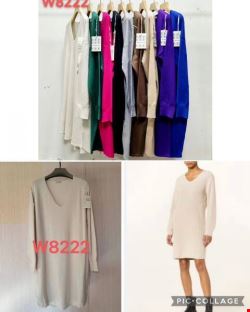 Sukienka damskie 8051 Mix kolor Standard (Towar Włoskie)