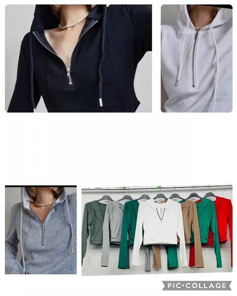 Bluzka damskie 8055 Mix kolor Standard (Towar Włoskie) 1