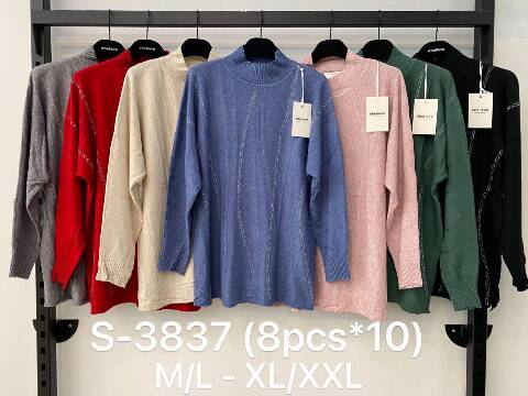 Sweter damskie 8108 Mix kolor M-2XL