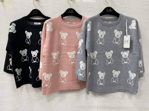 Sweter damskie 8114 Mix kolor L-2XL