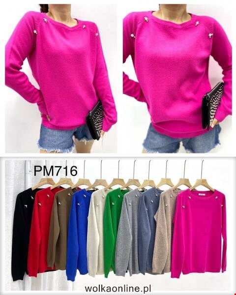 Sweter damskie 8124 Mix kolor L-2XL