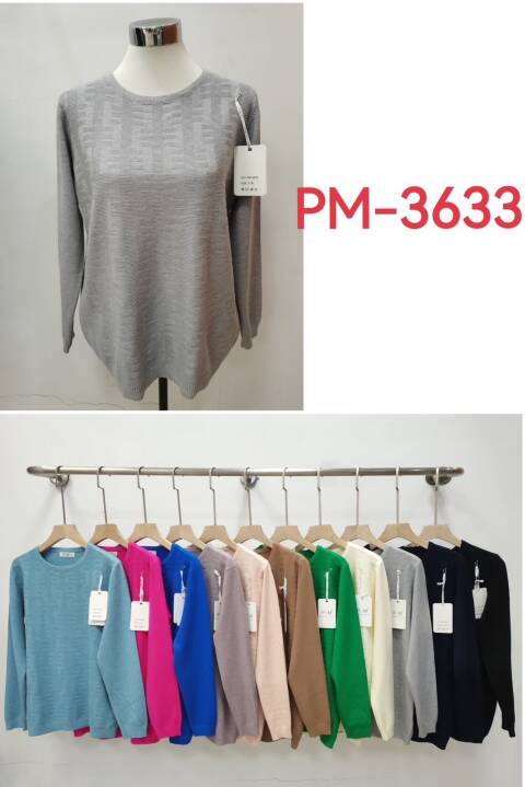 Sweter damskie PM-3633 Mix kolor L-2XL