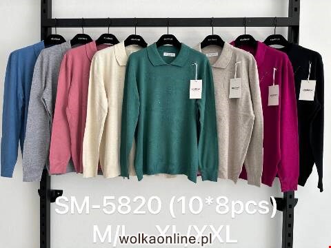 Sweter damskie SM-5820 Mix kolor M-2XL