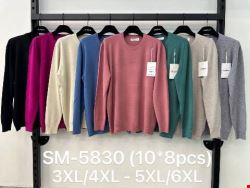Sweter damskie SM-5830 Mix kolor 3XL-5XL