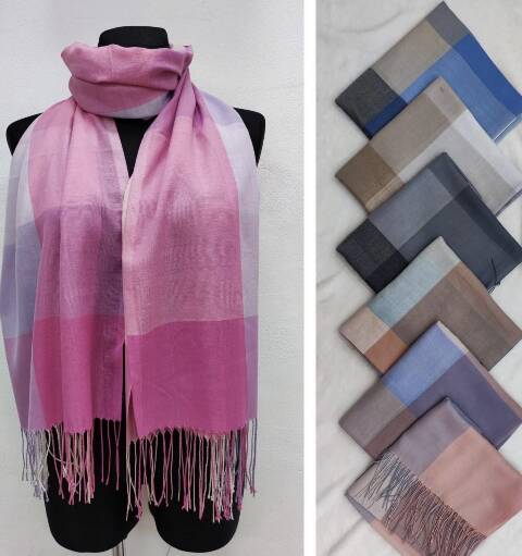 Szaliki damskie 8196 Mix kolor Standard