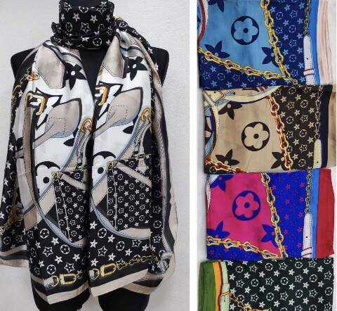 Szaliki damskie 8201 Mix kolor Standard 1