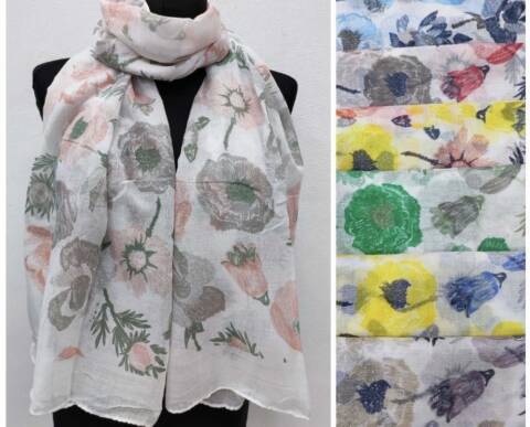 Szaliki damskie 8226 Mix kolor Standard