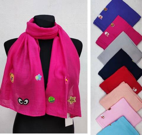 Szaliki damskie 8234 Mix kolor Standard