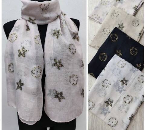 Szaliki damskie 8240 Mix kolor Standard 1