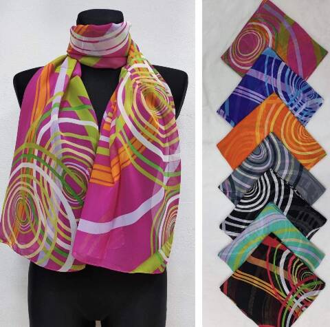 Szaliki damskie 8242 Mix kolor Standard