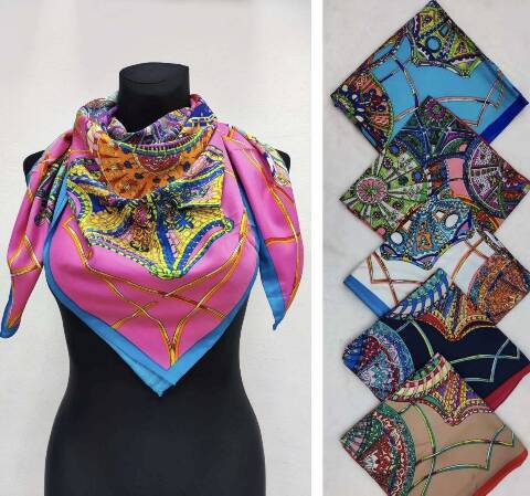 Chustka damskie 8262 Mix kolor Standard