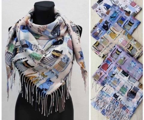 Chustka damskie 8270 Mix kolor Standard