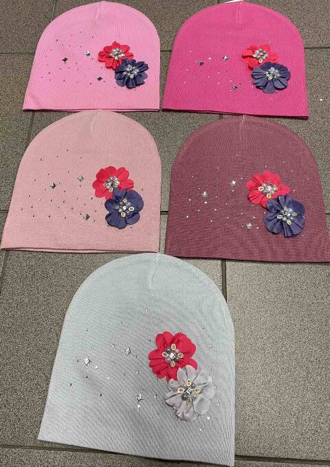 Czapka dziewczęcea 8280 Mix kolor Standard