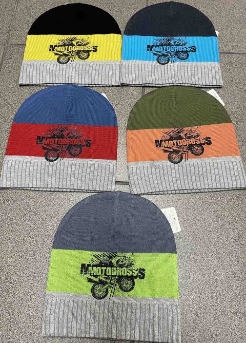 Czapka chłopięca 8292 Mix kolor Standard 1