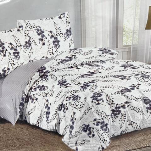 Komplet pościel 4 części E3872 1 kolor 160x200